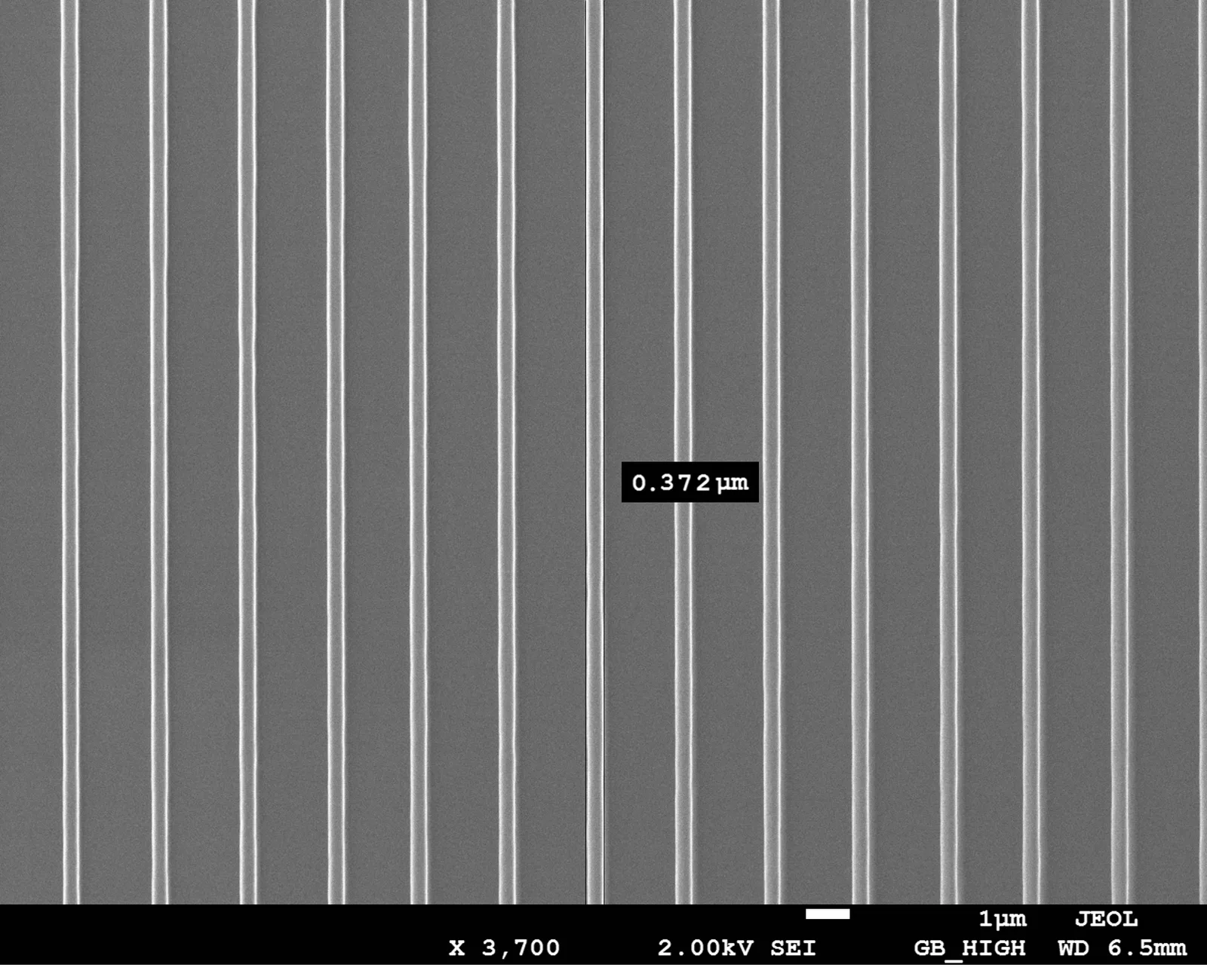 Consistently submicron.