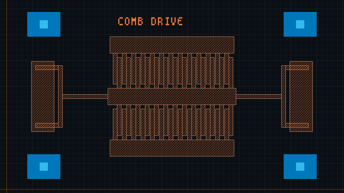 Preview: MEMS comb-drive actuator